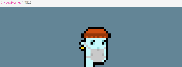 CryptoPunk #7523 by Larva Labs